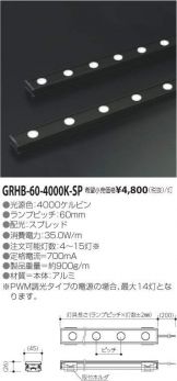 GRHB-60-4000K-SP