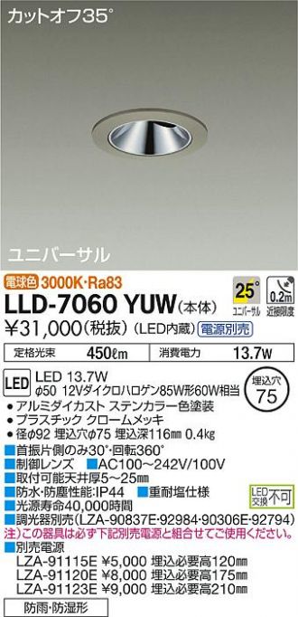 LLD-7060YUW
