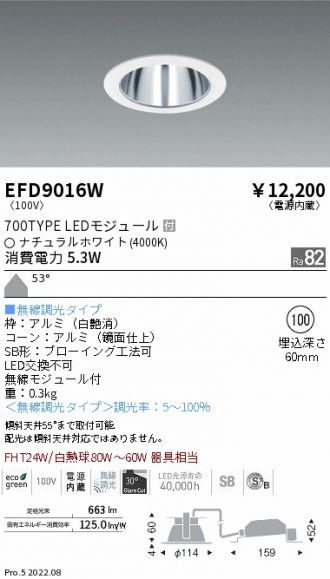 EFD9016W