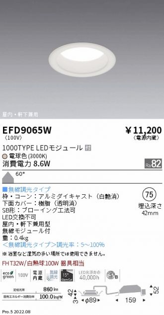 EFD9065W