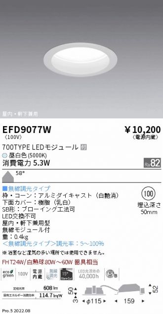 EFD9077W