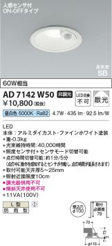 AD7142W50
