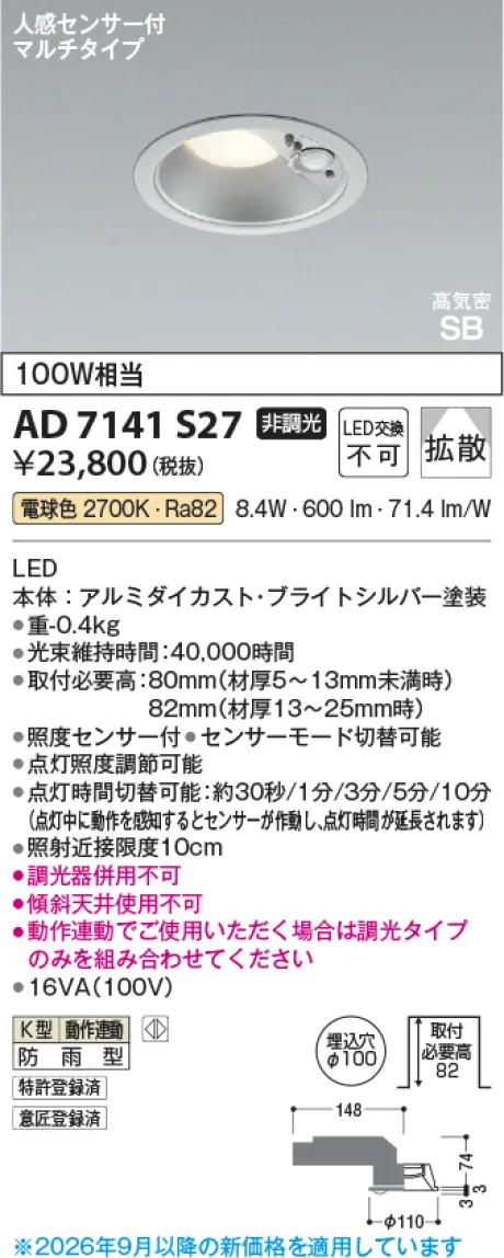 AD7141S27
