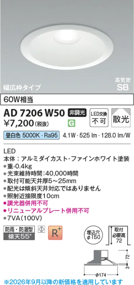 AD7206W50