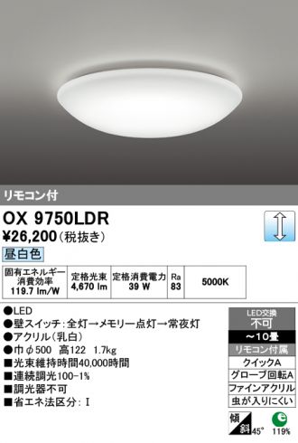 OX9750LDR