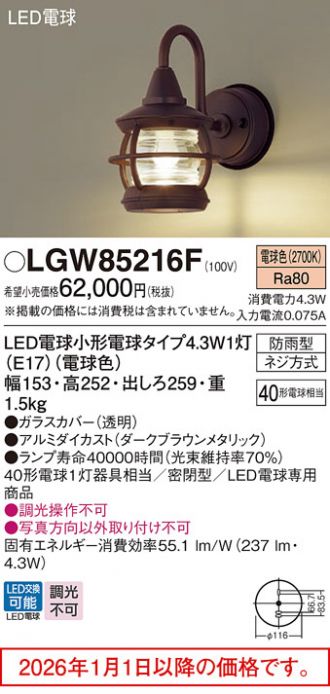 LGW85216F